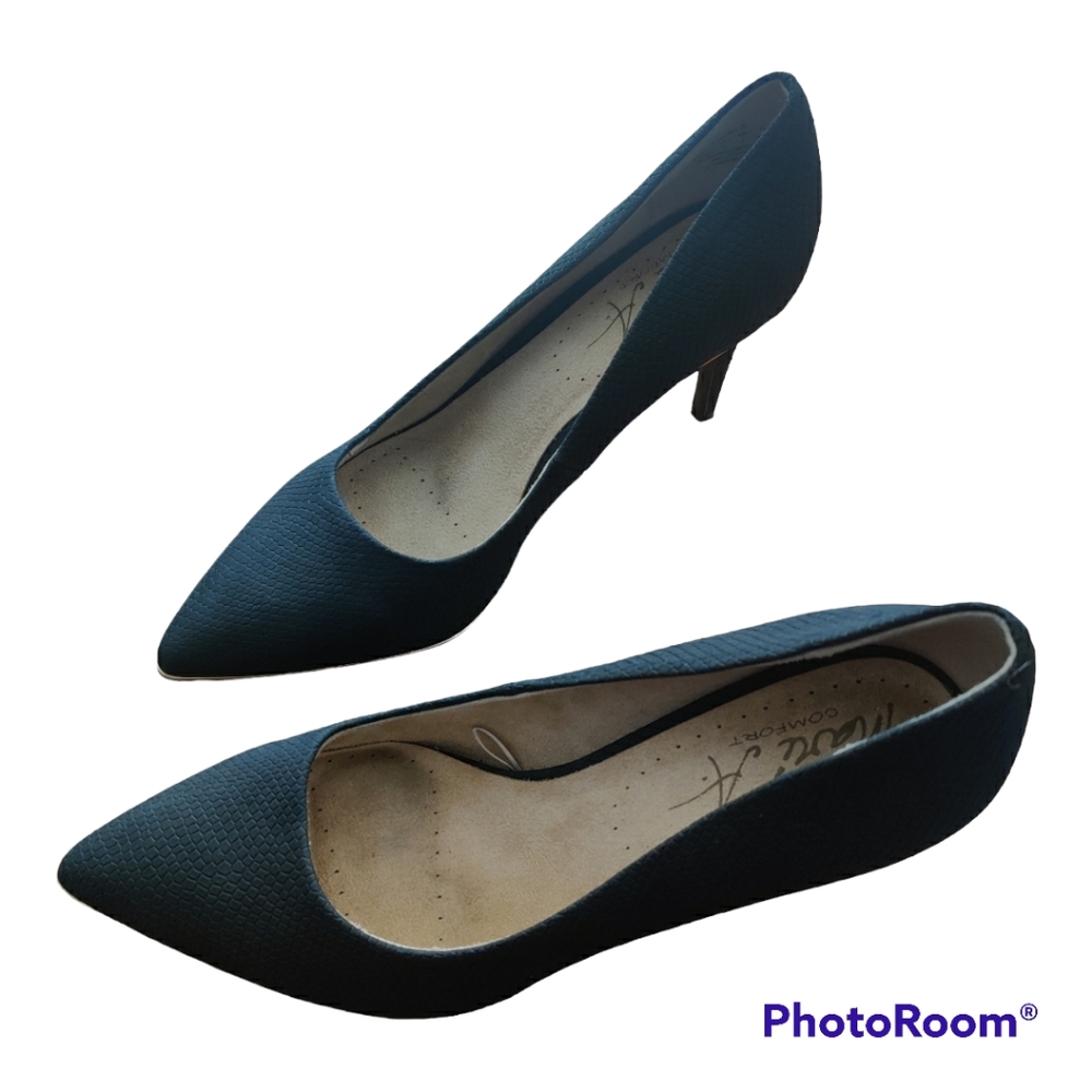 Mari A Black Comfort Pumps Heels Size 9